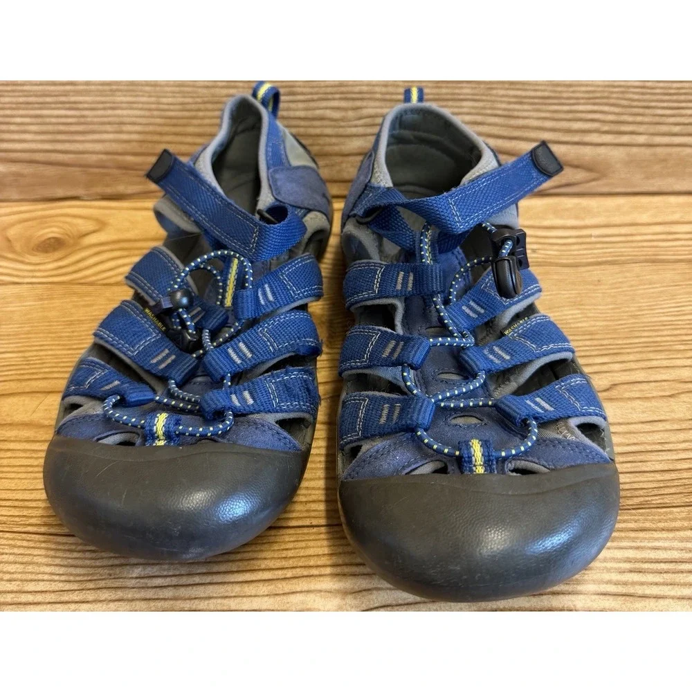 KEEN Waterproof Sandals Newport Hiking Blue Size Big Kids Youth Sz 6